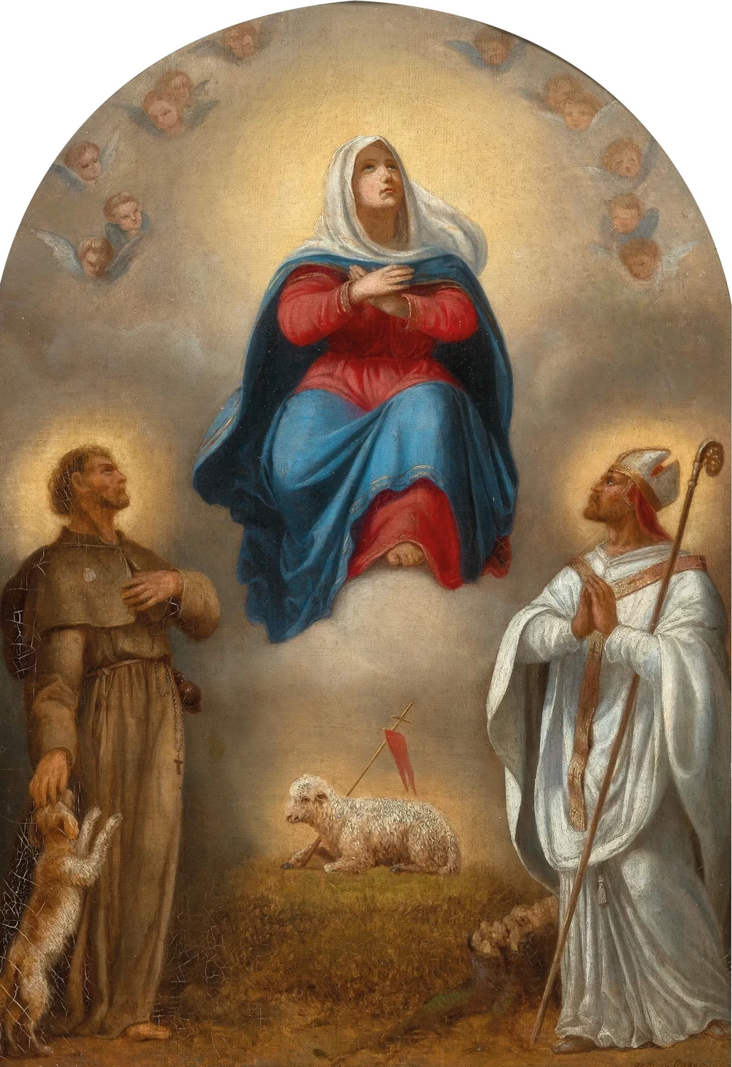 Madre di Dio in trono con i santi Francesco d'Assisi e Bonaventura